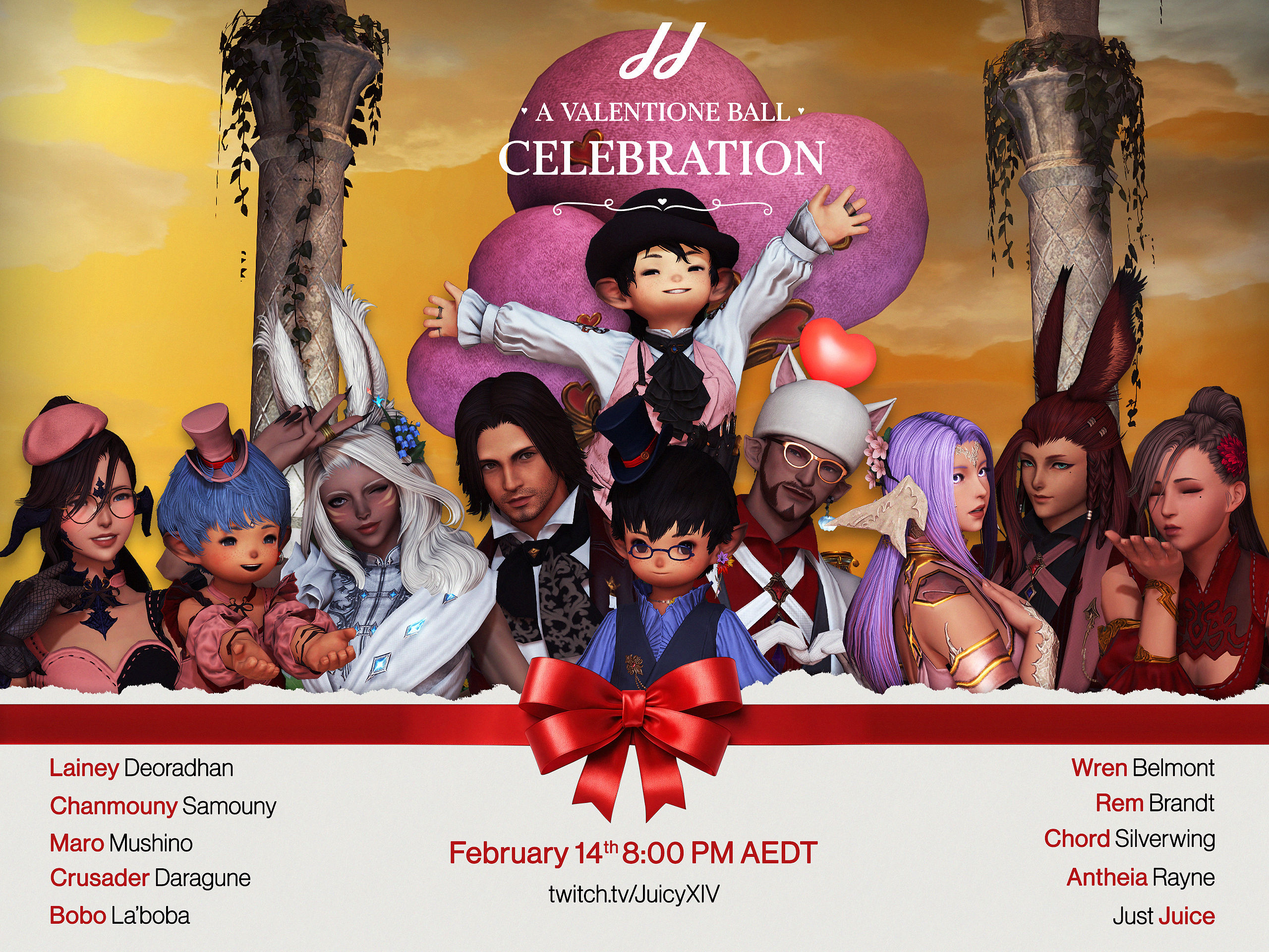 Valentione Ball Poster Valentione Ball Poster