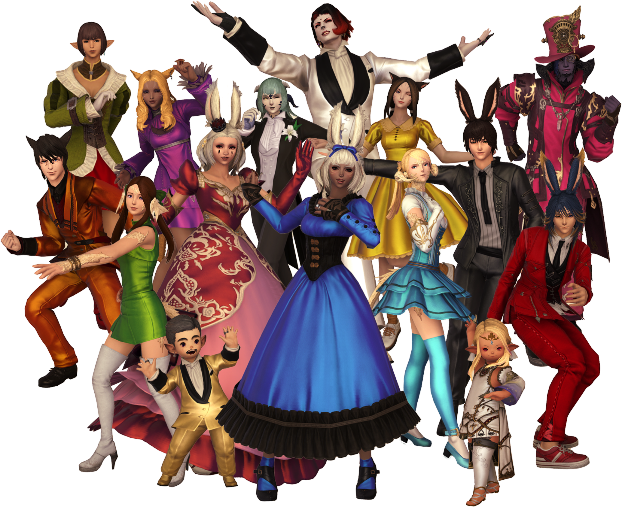 FFXIV Hairspray Live on Materia DC! Cast FFXIV Hairspray Live on Materia DC! Cast
